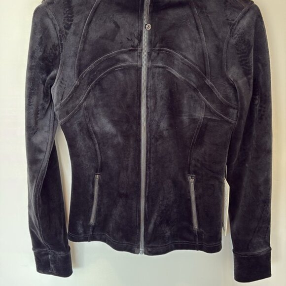 Lululemon NWT Define Jacket Velvet Black Size 6 - Picture 6 of 10